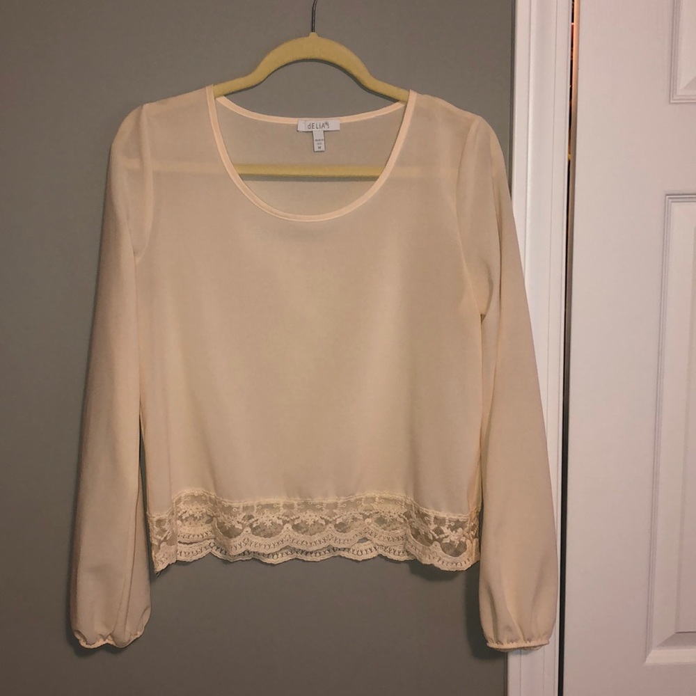 Delia*s - Cream Blouse